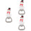 3Pcs White Portable Stainless Steel Christmas Tree Bottle 5