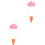 2Pcs Ceramic Mushroom Watering Spikes Automatic Plant Tool 2