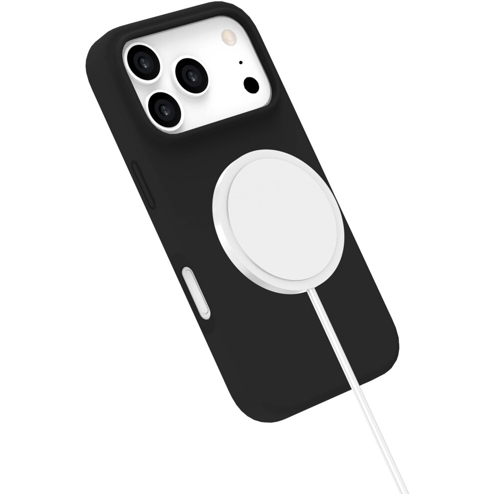 Estuff Iphone 17 Pro Infinite Rome Magnetic Silicone Cover - 81% Recycled Material Black 5715063807811