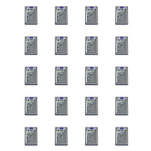 20X Multiplayer Spiel Karte Kreativ Box Verpackt Wasserdichte Texas Spiel Karten Kunststoff Dauerhaft Poker Zauber Tricks Werkzeug, Schwarz