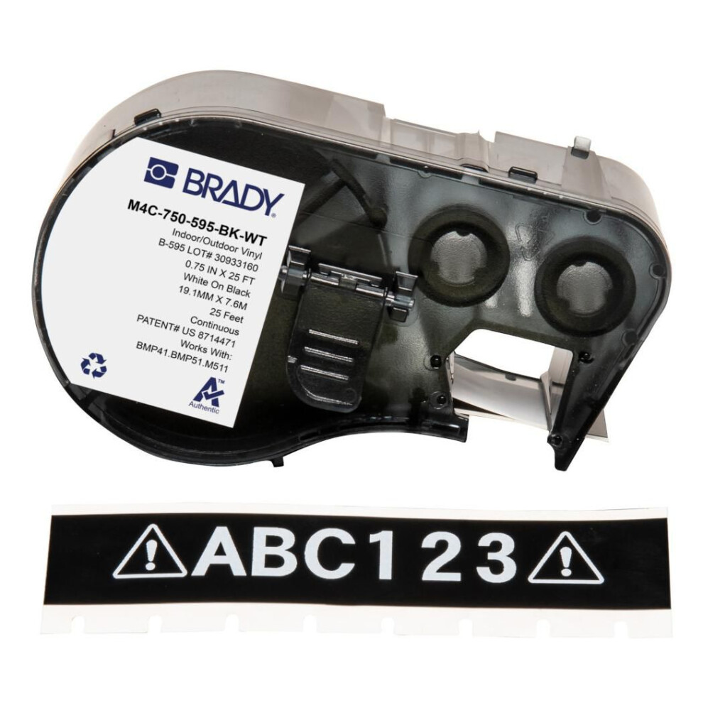 Brady M410/Bmp41/M510/Bmp51/Bmp53/M511 Label Printer Tape 888434592502