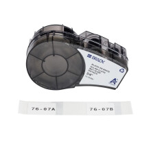 Brady Aggressive Adhesive Multi-Purpose Nylon Labels with Ribbon Pre-Sized for M210 M211 Printers - 0.75" x 1"