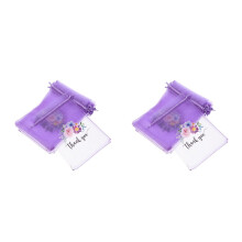 20Stk Kleine Organza Lavendelsäckchen Violett Duftbeutel Mit Zugband