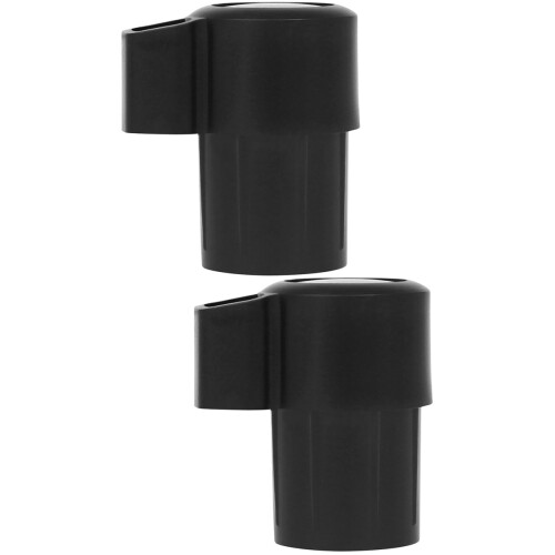 2Stk ABS Sax End Cap Schwarz Robust Saxophon Zubehör