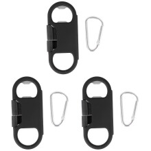 3Stk Lade Kabel Schlüsselanhänger Mit Flaschenöffner Schwarz