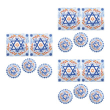 60Stk Hanukka Party Papierservietten Bunt Und