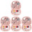 4Ensembles Couture Mini Rose Plastique Pour Rangement Sûr 1