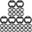 30Pcs Iron Bottle Opener Inserts DIY Tool Black Home Bar Use 1