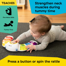 Baby Einstein, Glow & Discover Light Bar Musical Activity Station, Baby Sound Toy to Stimulate Sense, 3 Modes, Tummy Time Toy, Age 3 months+