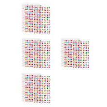 40Feuilles Strass Autocollants Pour Bricolage Coloré