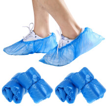100Pièces Couvre-Chaussures Jetables Antidérapants Pour Intérieur