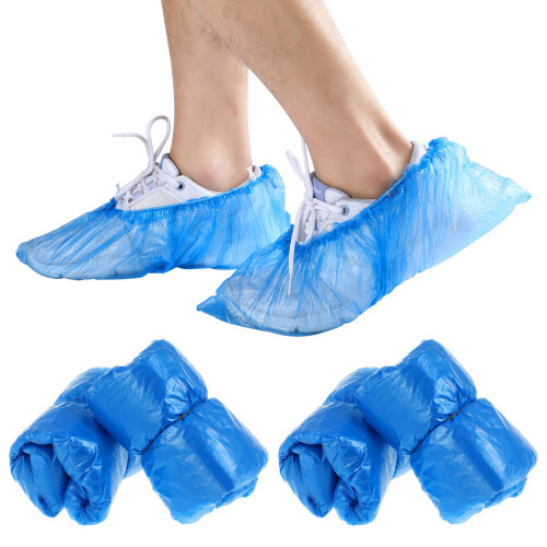 100Pièces Couvre-Chaussures Jetables Antidérapants Pour Intérieur