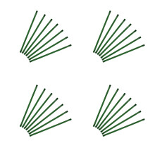 96Pièces Tuteurs Cages Verts Pour Jardin Support Plantes Grimpantes