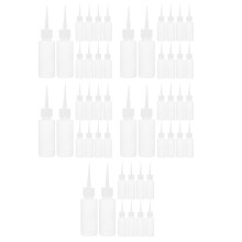 100Pièces Bouteilles Doseuses Transparentes Rechargeables Pour Colle