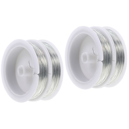 4Rouleaux Fil Fer Galvanisé Souple Pour