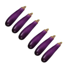6Pièces Mini Aubergines Faux En Mousse Décoration Table Photo