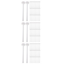 150Pcs Plastic Bird Stand Perches White for Parakeet Cage Accessories