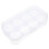 4Pièces Boîte De Rangement Oeufs Blanche Durable Pour Et Camping 1