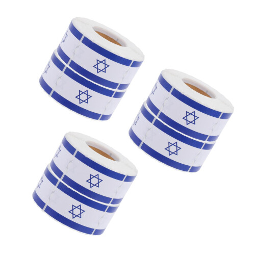 6Rouleaux Stickers Israël Résistants Pour