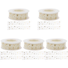 5Rouleaux Craft Soie Durable Pour Cadeau