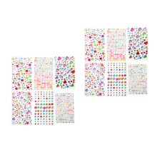 12Feuilles Gems Autoadhésifs En Pour Scrapbooking Cadeaux