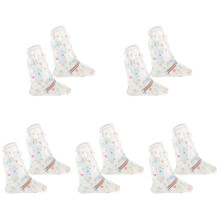 5Paires Protège-Chaussures PVC Antidérapant Pour Plein Air