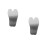 4Pièces Inserts De Chaussures Acier Inoxydable Résistants Anti- 1