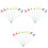 150Pièces Libellules PVC Colorées 1