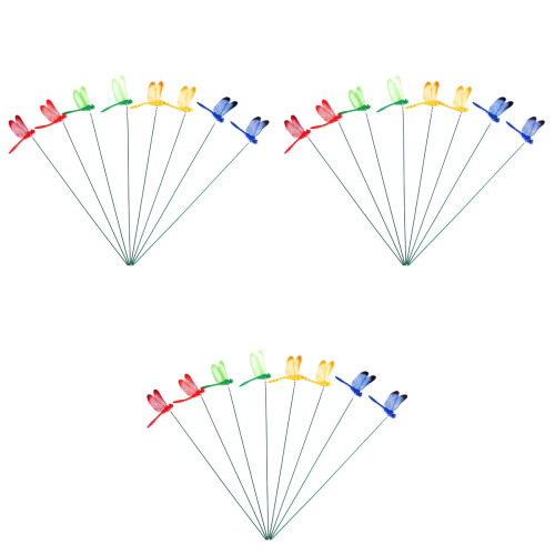 150Pièces Libellules PVC Colorées