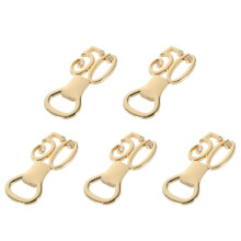 5St Creatieve Metalen Bieropener Goud Met Voor Bars En Feesten