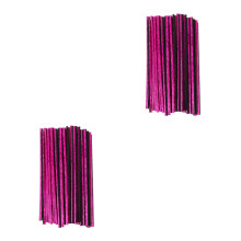 160Pièces Bande Décorative Rosé Clip Installation Facile PP