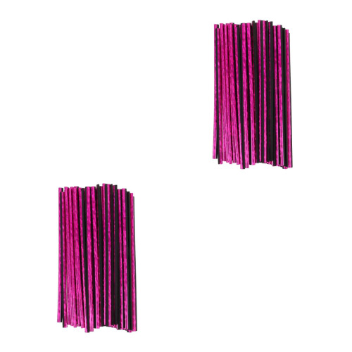 160Pièces Bande Décorative Rosé Clip Installation Facile PP