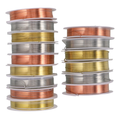 60Rouleaux Fil Cuivre Polyvalent Pour , Accessoires DIY