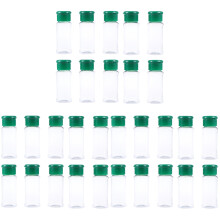 30Pièces Récipients Épices Vert Couvercle