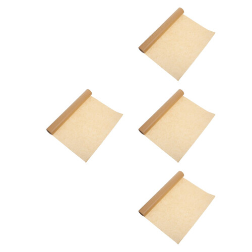 4Rouleaux Papier Parchment Cuisine Multiusage Four Maison