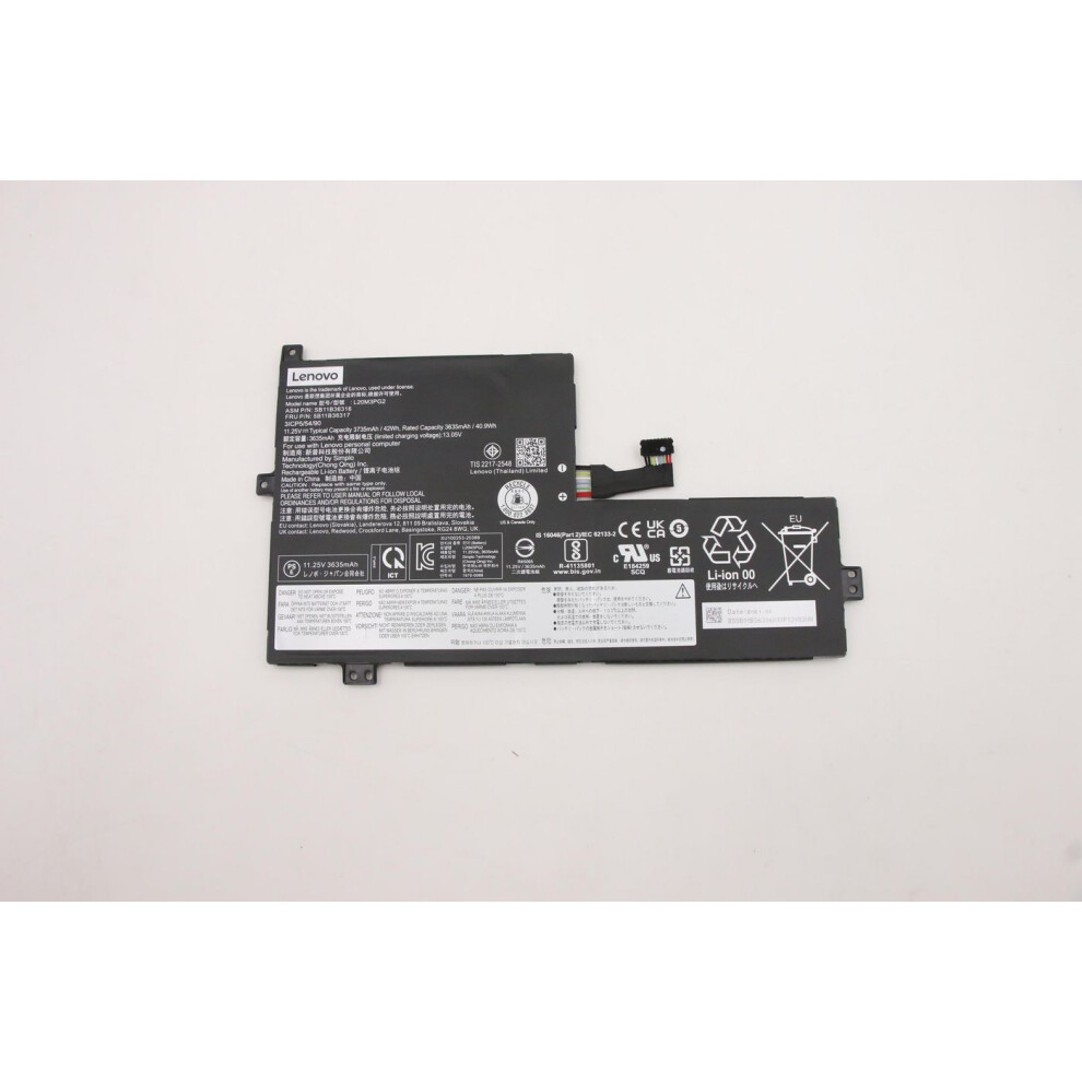 Lenovo Replacement Battery For Lenovo 500E Gen3 11.25V Voltage 42Wh Capacity 3-Cell Design For Reliable Power. 5704174849469
