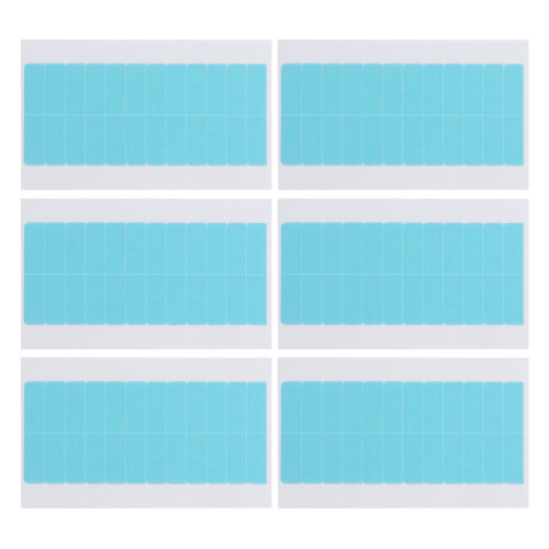 18Feuilles Souples Extensions Adhésifs Variées