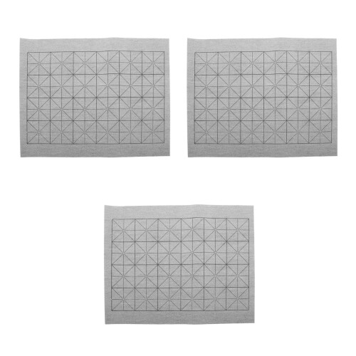 18Feuilles Tapis Eau Gris Épais Pour École Bureau