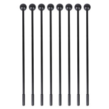 3Stk Drumsticks Für Kinder Schwarz Handliche Spiel- Und Lernhilfe