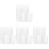 48Pcs White Plastic Bathroom Toothbrush Holder Cups Multi-Purpose Cups 1
