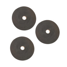 3Pcs Brown Speaker Foam Sealing Strips Dustproof Shockproof Adhesive