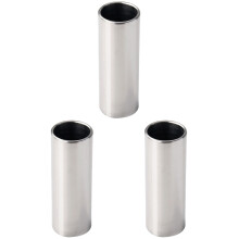 3St Metalen Steel String Slider, Zilveren Slide Voor Gitaarspel