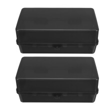 2Pcs Outdoor Power Strip Protective Box Weatherproof Cover
