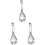 3Pièces Louche Spaghetti Multi-Usage Confortable Cuisine Argent 1