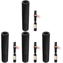 4Pcs Stainless Steel Electric Bottle Opener Convenient Black for Bar