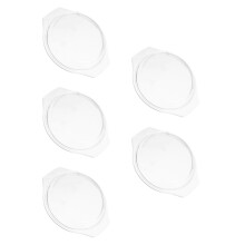 5Pièces Couvercles Micro-Ondes Verre Transparent Protège Repas Four