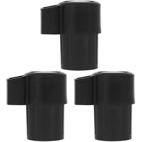 3Pièces Cache Embouchure Saxophone ABS Noir Protection Instrument