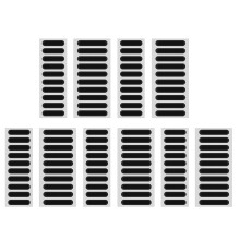 200Pcs Phone Speaker Mesh Black Dustproof Sticker for Mobile Devices