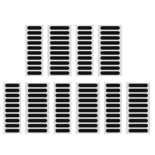 200Pcs Phone Speaker Mesh Black Dustproof Sticker for Mobile Devices