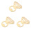 6Pcs Bottle Opener Metal Alloy Beige Comfortable Handle 1